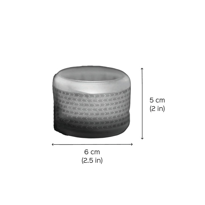 Handmade Gulab Glass Tealight Holder | Set Of 2