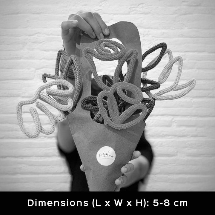 Handmade Knitted Wire Multicolor Gulzar Bouquet