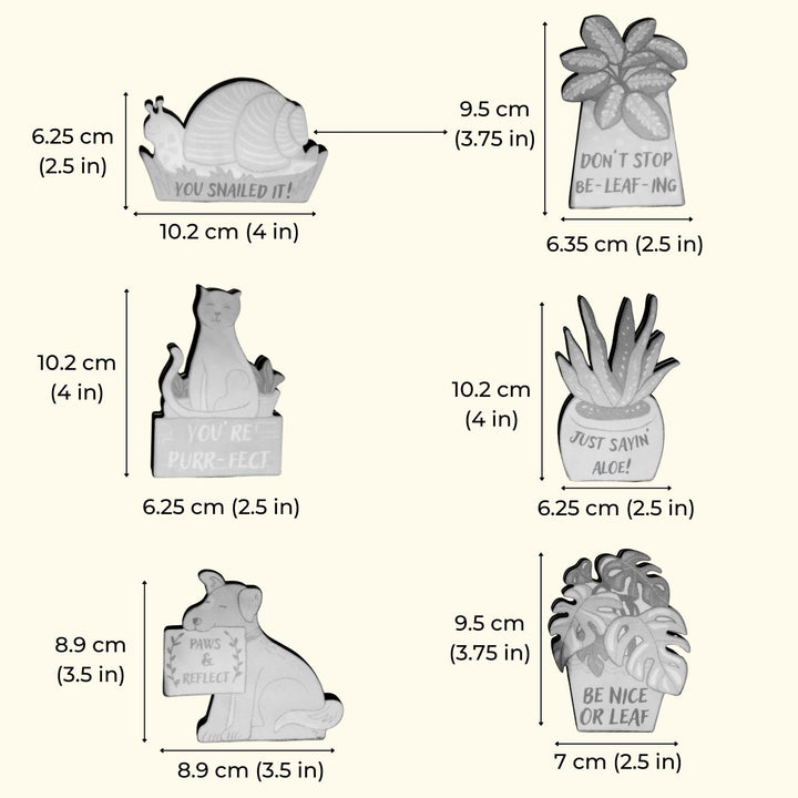 Quirky Printed Desk Pets Decor