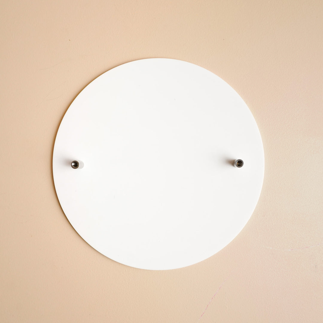 Personalized Round House Theme Acrylic Name Plate