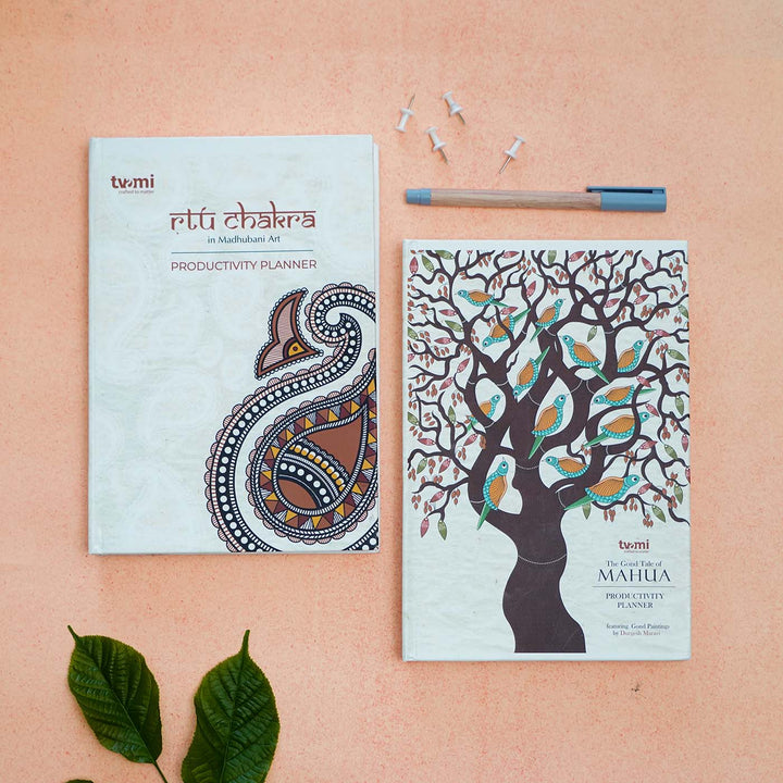 Printed The Gond Tale Of Mahua Productivity Paper Planner | 128 Pages