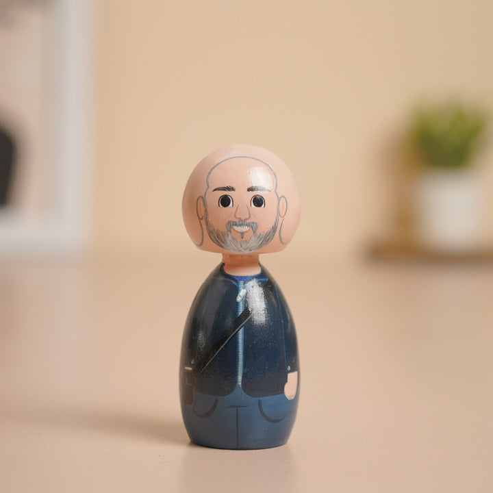 Photo Personalized Wooden Peggy Doll