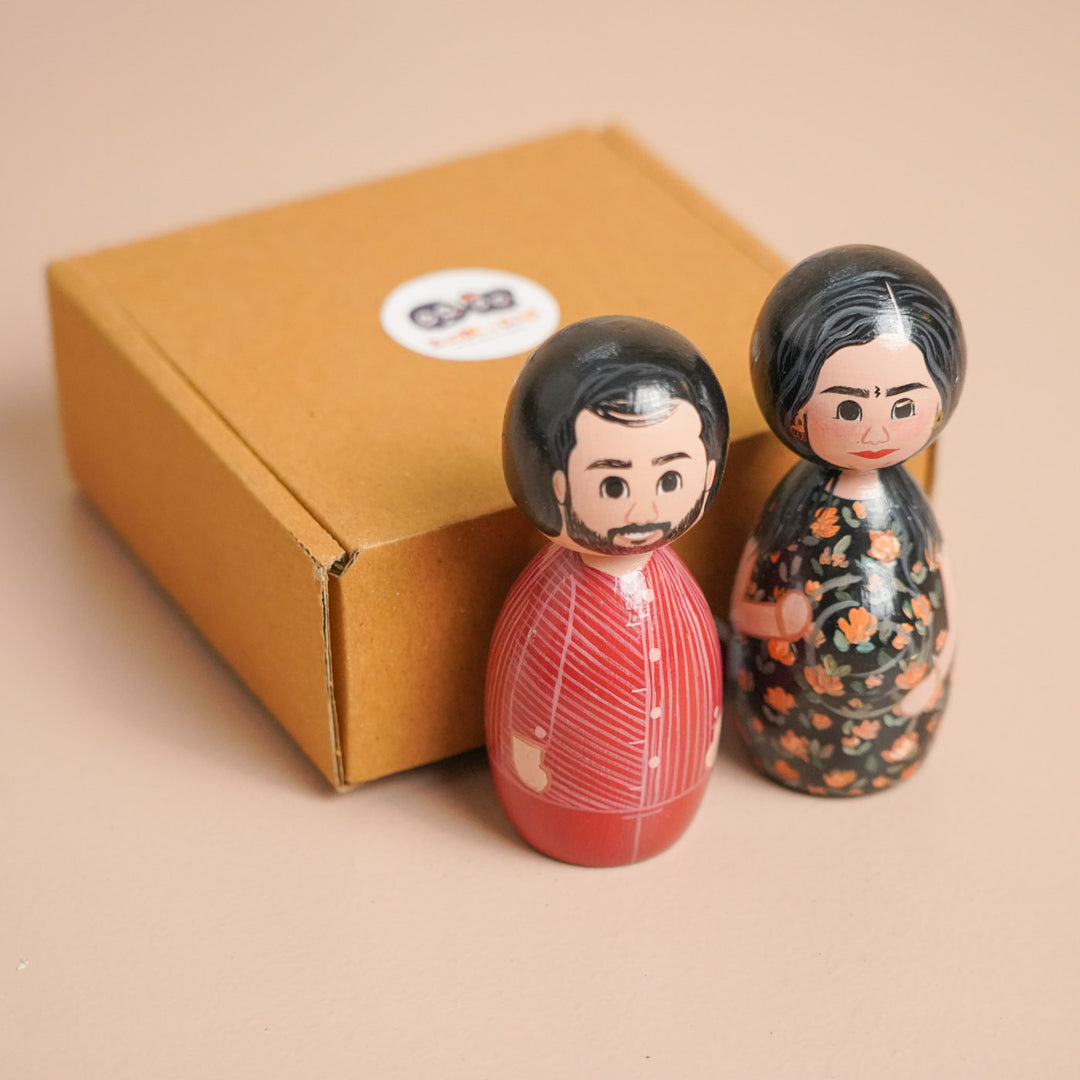 Photo Personalized Wooden Peggy Doll