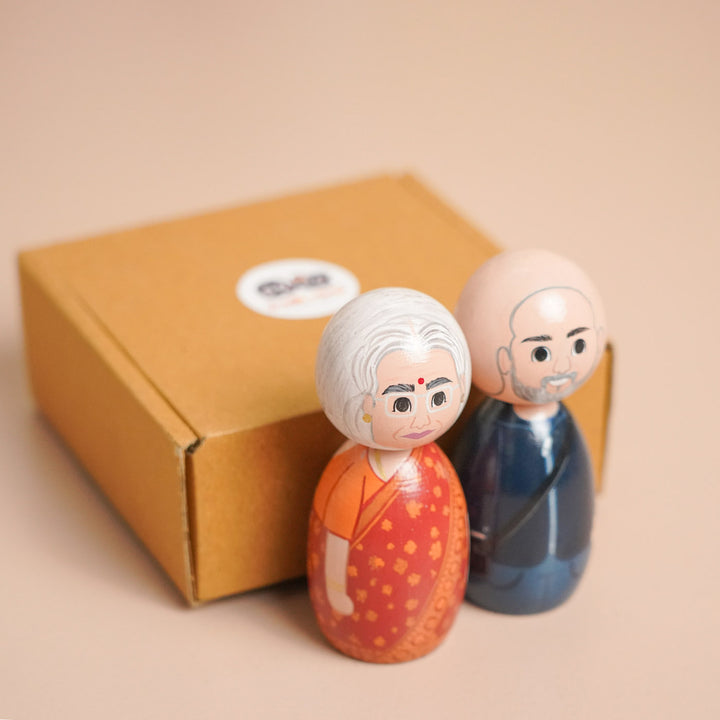 Photo Personalized Wooden Peggy Doll