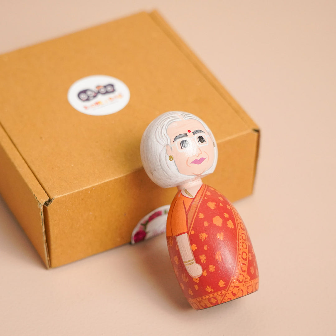 Photo Personalized Wooden Peggy Doll
