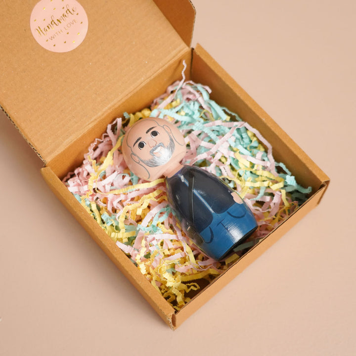 Photo Personalized Wooden Peggy Doll