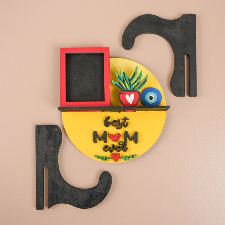 Photo Personalized Handmade Best Mom Ever MDF Wood Fridge Magnet With Stand