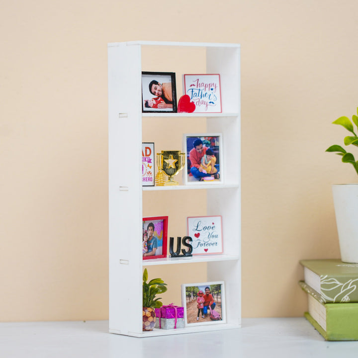 Photo Personalized Handmade Dad Theme Miniature Shelf MDF Wood Decorative Plaque