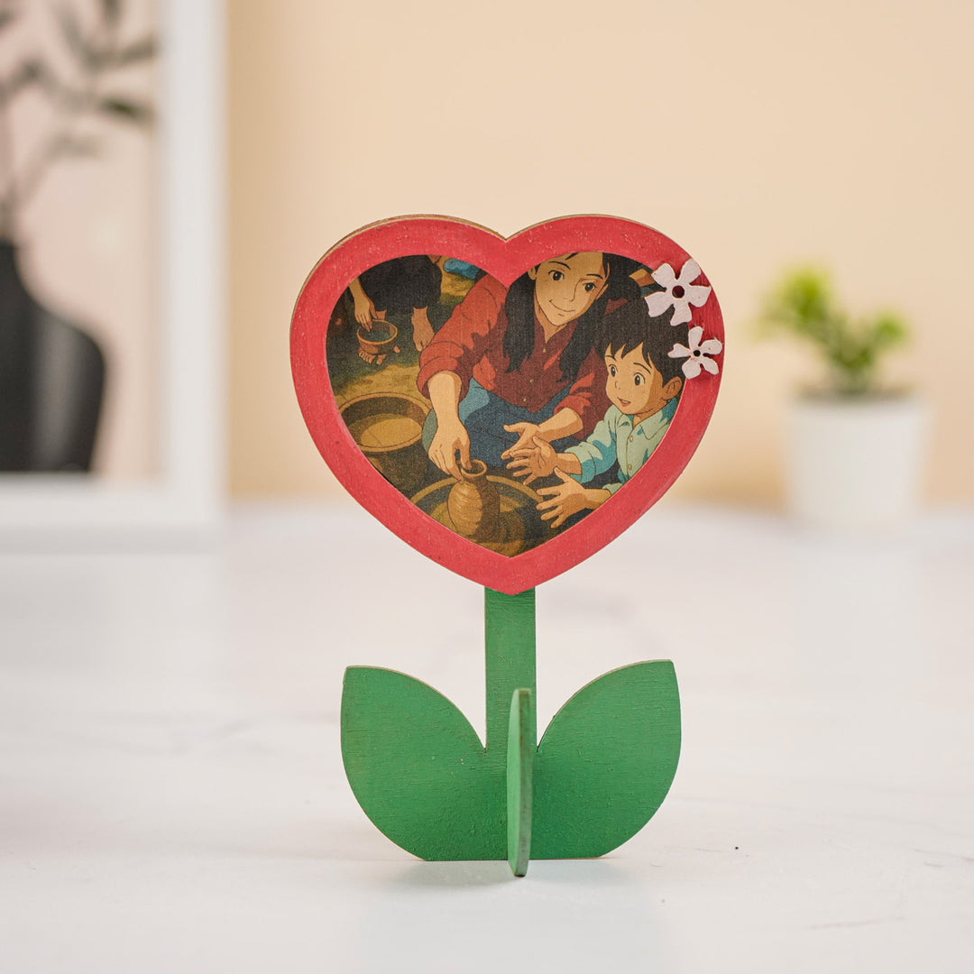 Photo Personalized Handmade Thank You Mom Birch Wood Decorative Plaque
