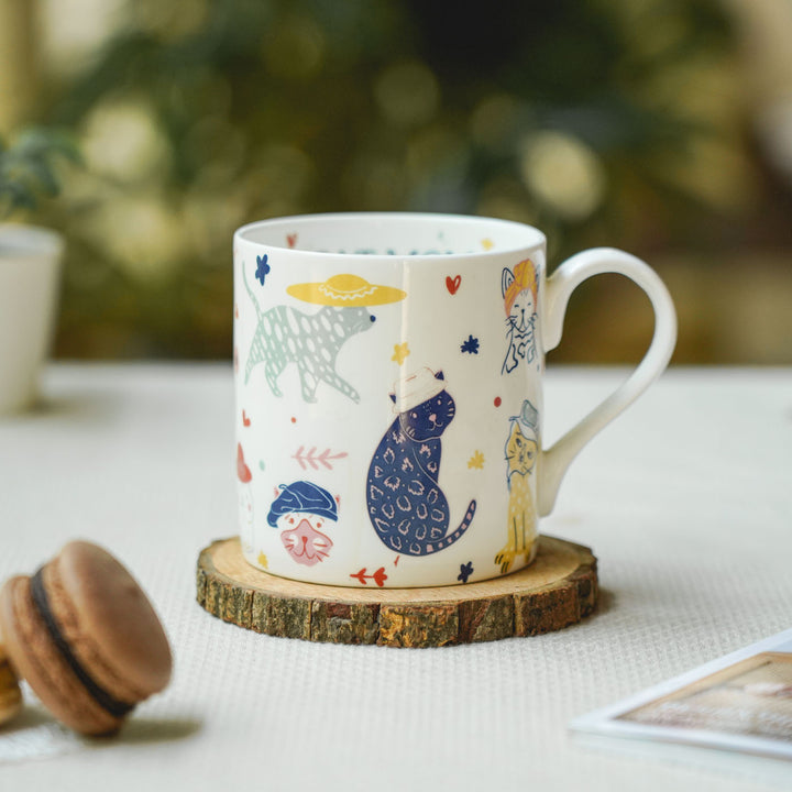 Handmade Purrfect Mom Fine China Mug