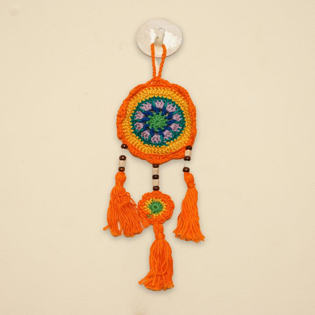 Handmade Svadhisthana Chakra Crochet Hanging
