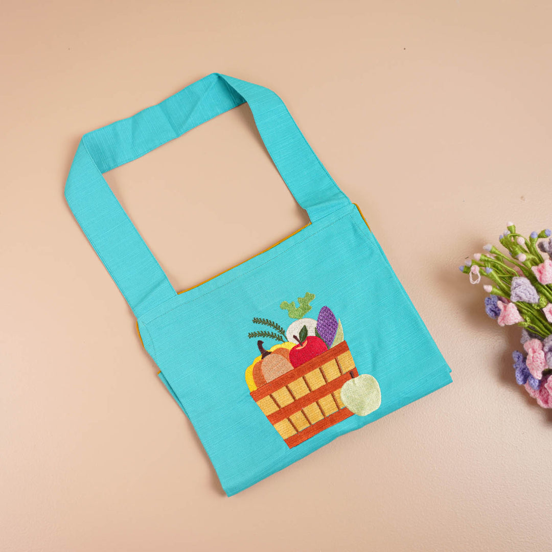 Personalized Embroidered Fruit Basket Theme Apron