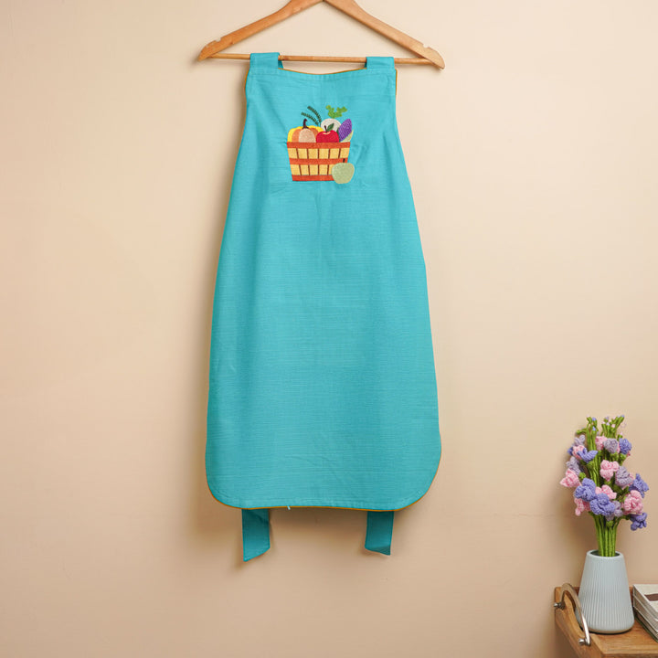 Personalized Embroidered Fruit Basket Theme Apron