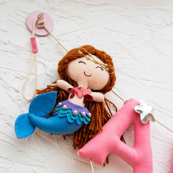 Handcrafted Personalized Themed Bunting For Kids - Mystique Mermaid