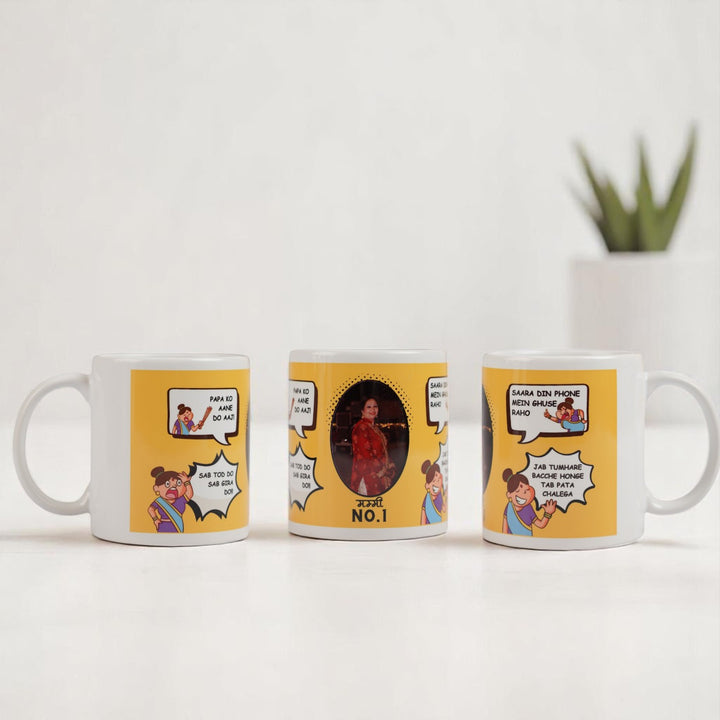 Photo Personalized Handmade Printed Mom'S Favourite Lines Ceramic Mug