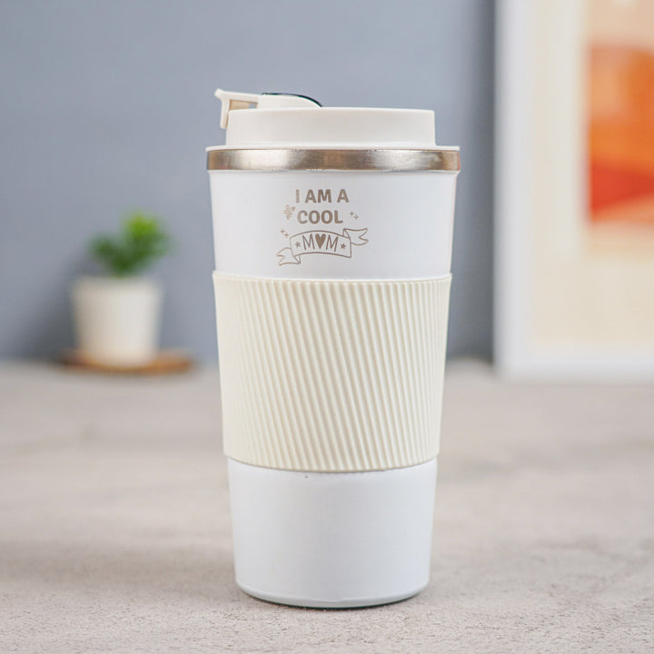 Customized Handmade Engraved Cool Mom Double Walled Stainless Steel Tumbler