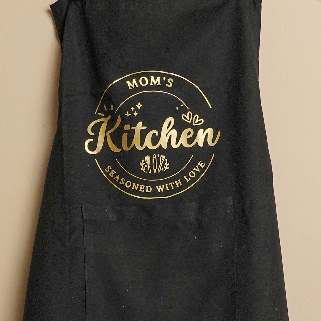 Printed Mom'S Kitchen Cotton Apron