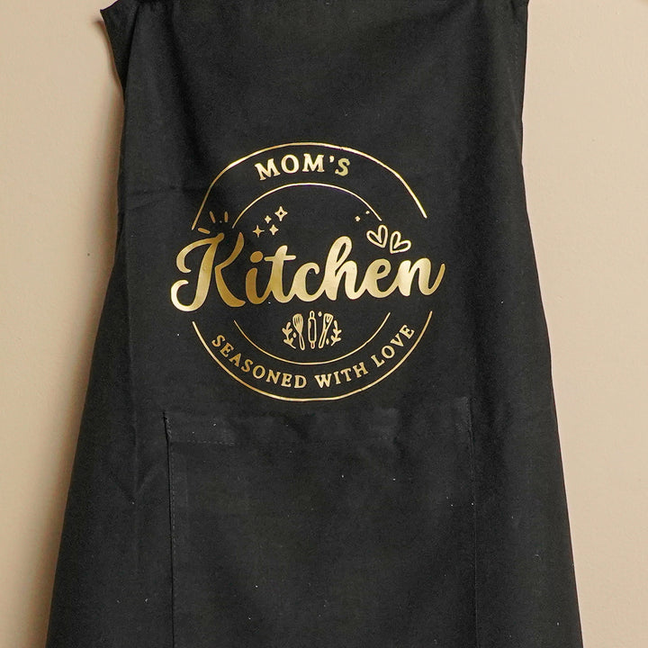 Printed Mom'S Kitchen Cotton Apron