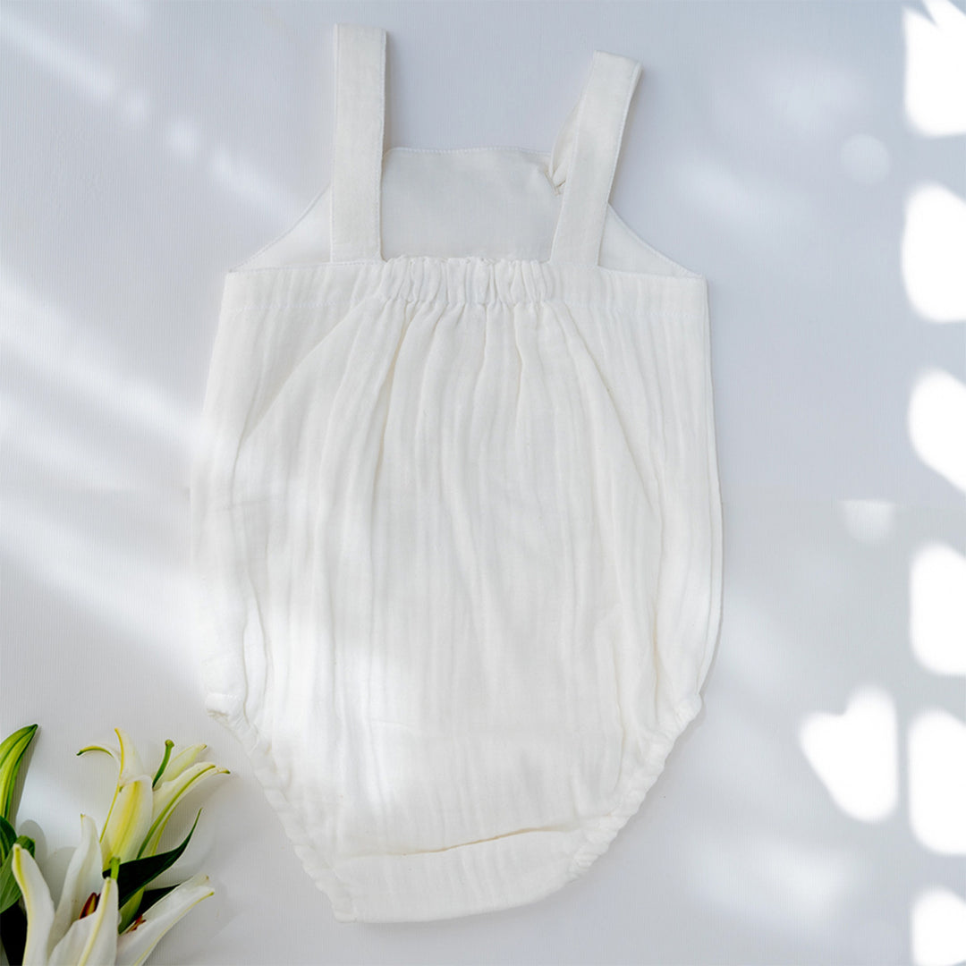 Little Meadows Baby Boy Gift Hamper | Romper, Swaddle & Bunny Rattle
