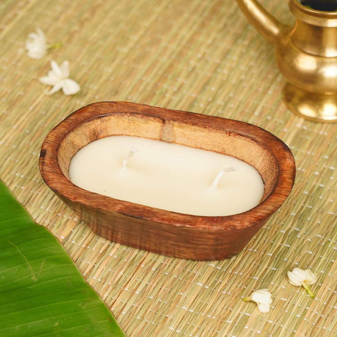 Handmade Boat Shaped Soy Wax Scented Candle