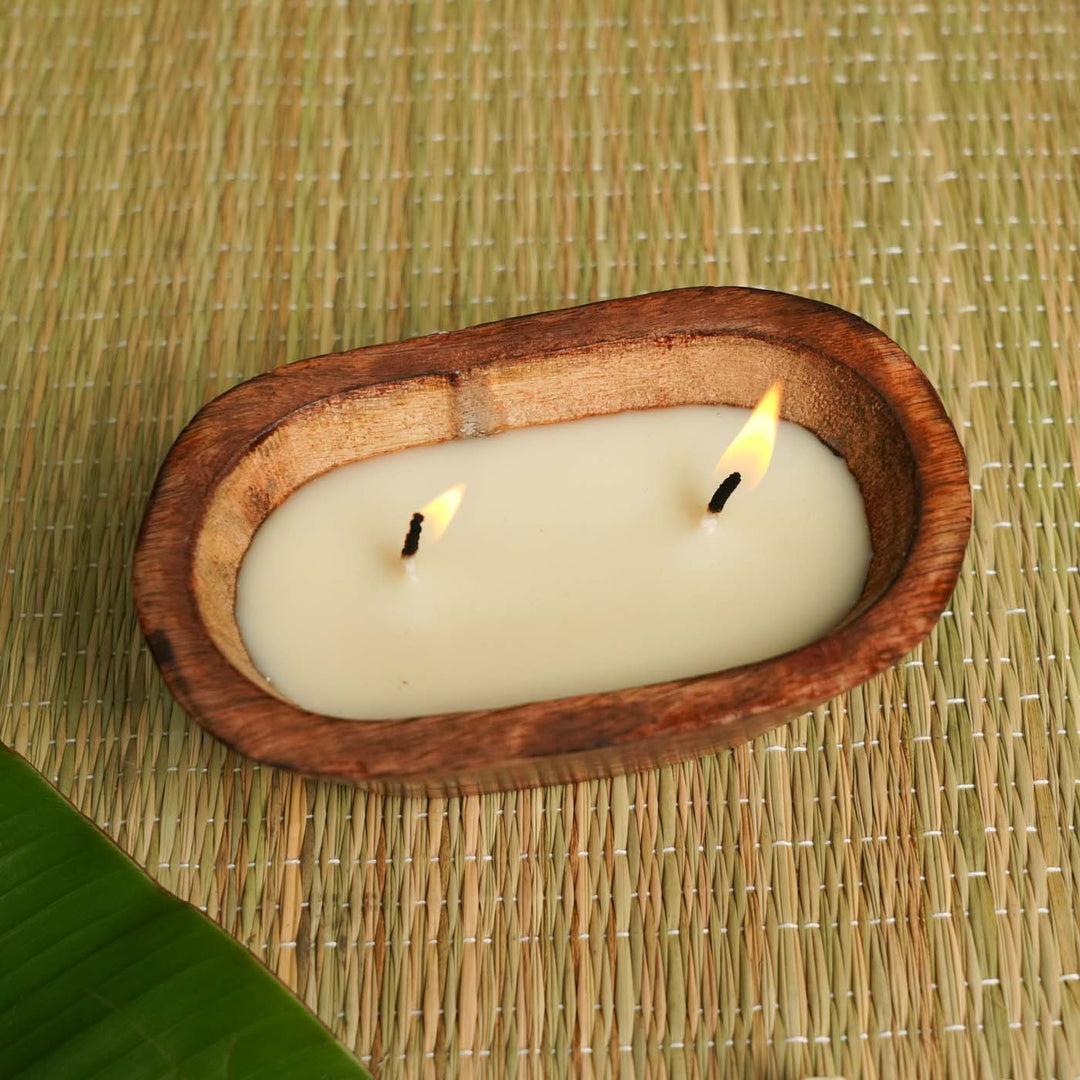 Handmade Boat Shaped Soy Wax Scented Candle