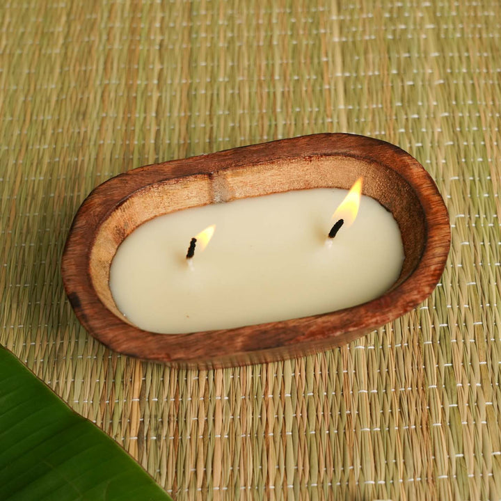 Handmade Boat Shaped Soy Wax Scented Candle