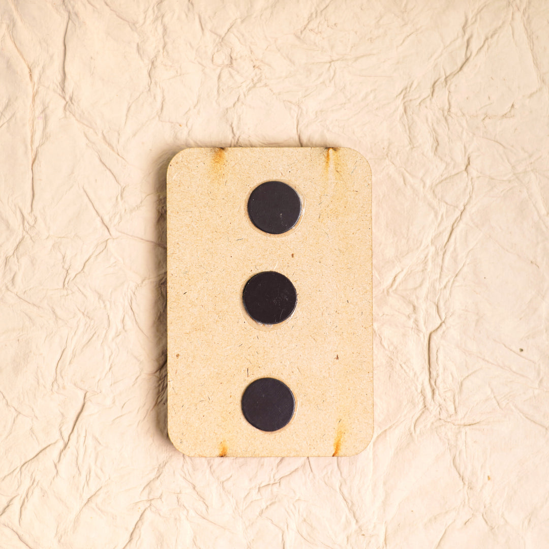 Photo Personalized Printed Polaroid Photo MDF Wood Fridge Magnet | Set of 2