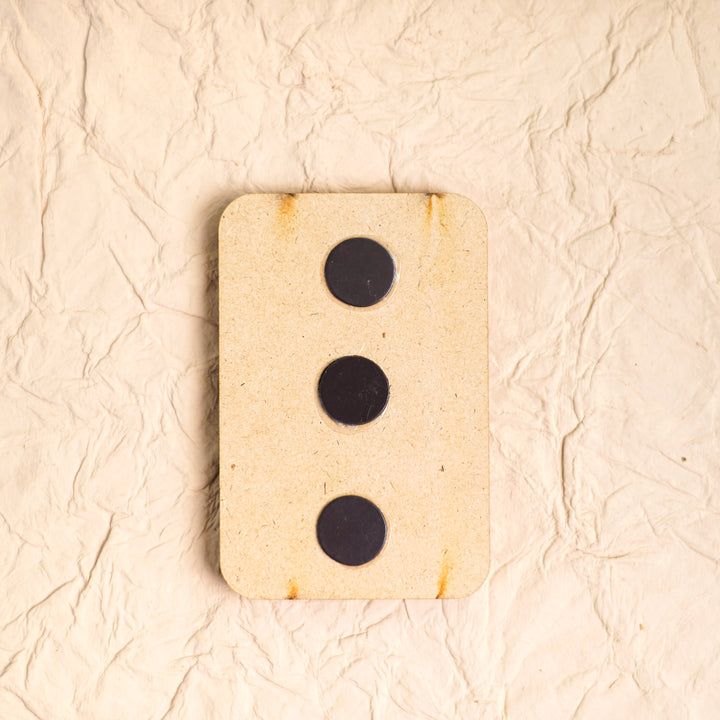 Photo Personalized Printed Polaroid Photo MDF Wood Fridge Magnet | Set of 2