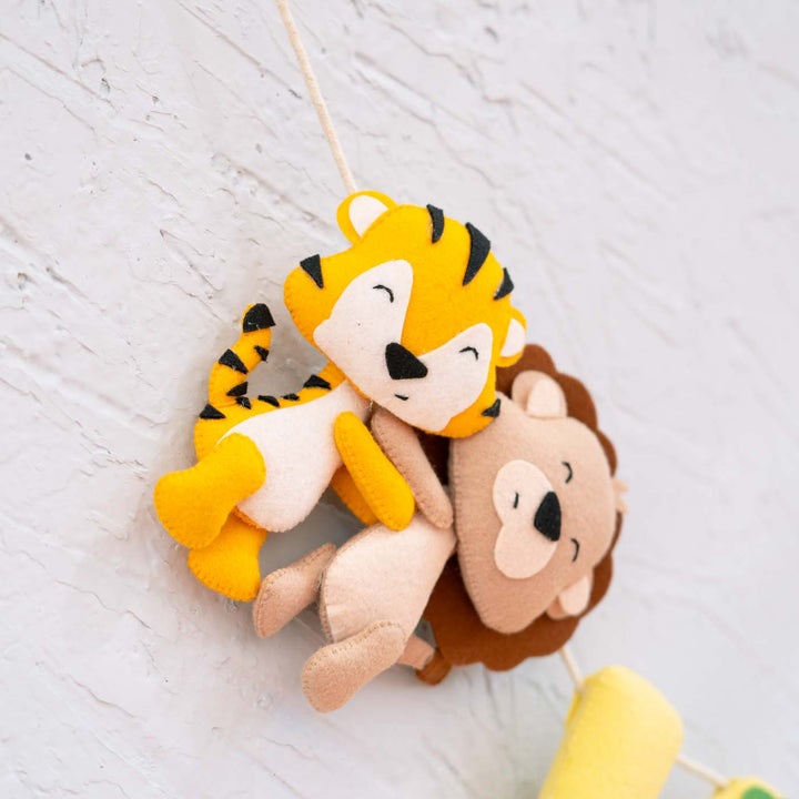 Handcrafted Personalized Themed Bunting For Kids - Animal Safari
