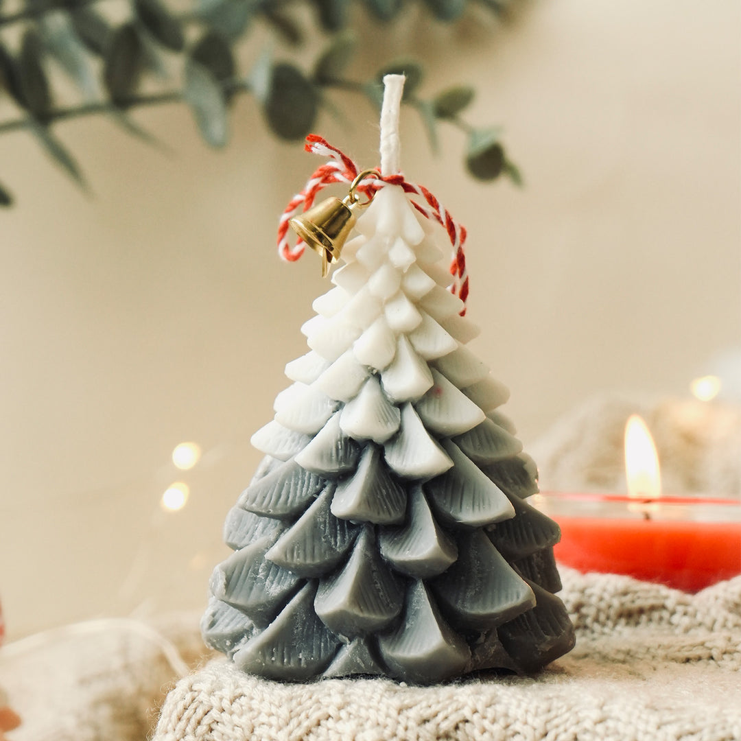 Handmade Ombre Christmas Tree Soy Wax Scented Candle