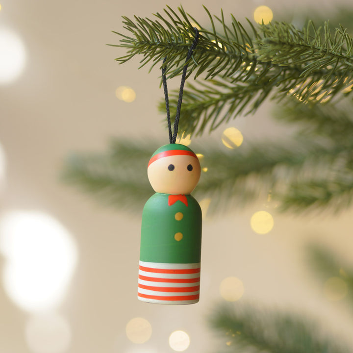 3 pc | Handmade Wooden Christmas Ornaments For Tree Decoration