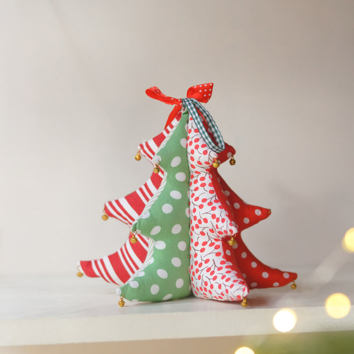 3 Inch | Handmade Polka Dot Christmas Tree For Decoration