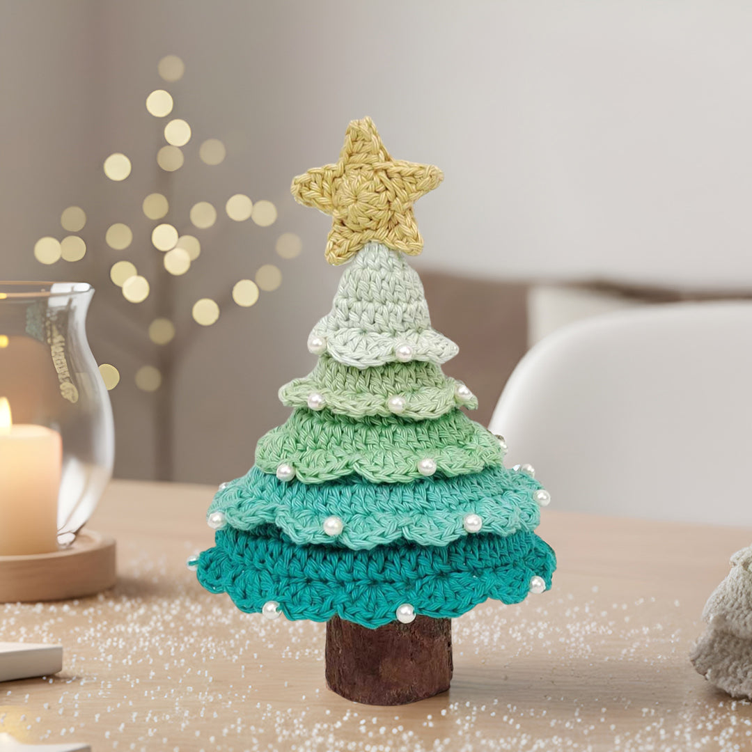 Handmade Crochet Tree Toy Decor | Secret Santa Gift Ideas
