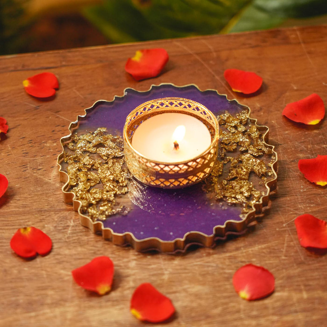 Handmade Decorative Resin Tealight Holder