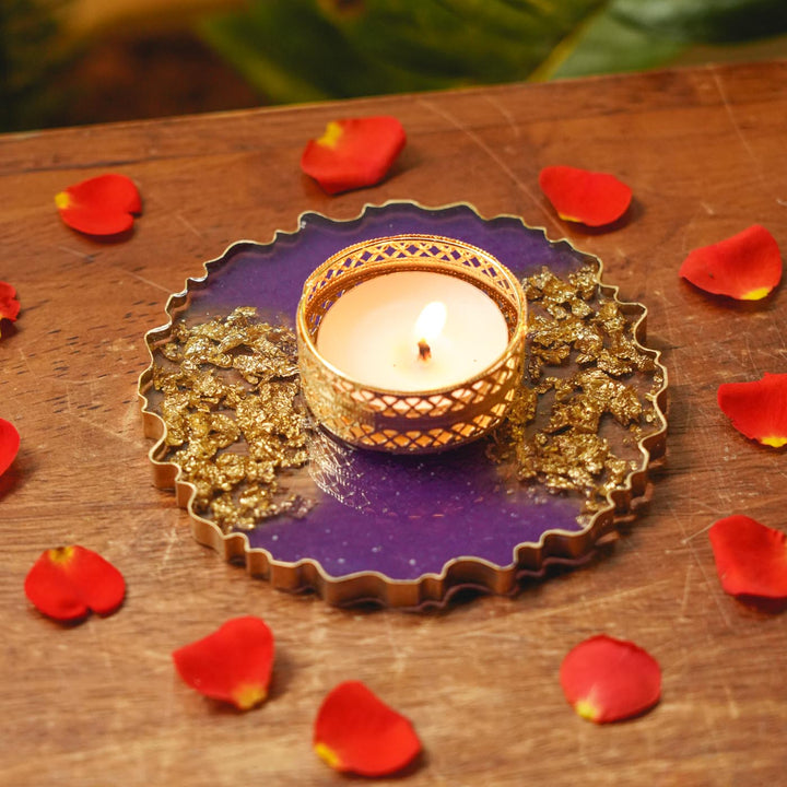 Handmade Decorative Resin Tealight Holder