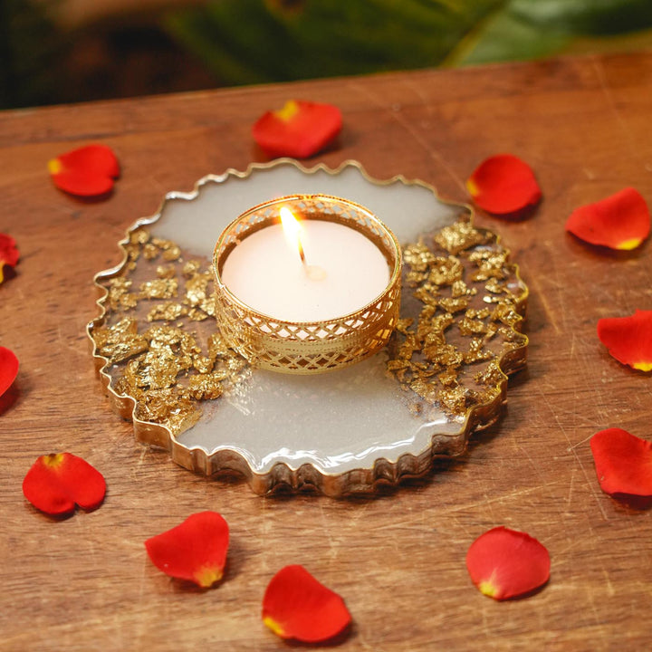 Handmade Decorative Resin Tealight Holder