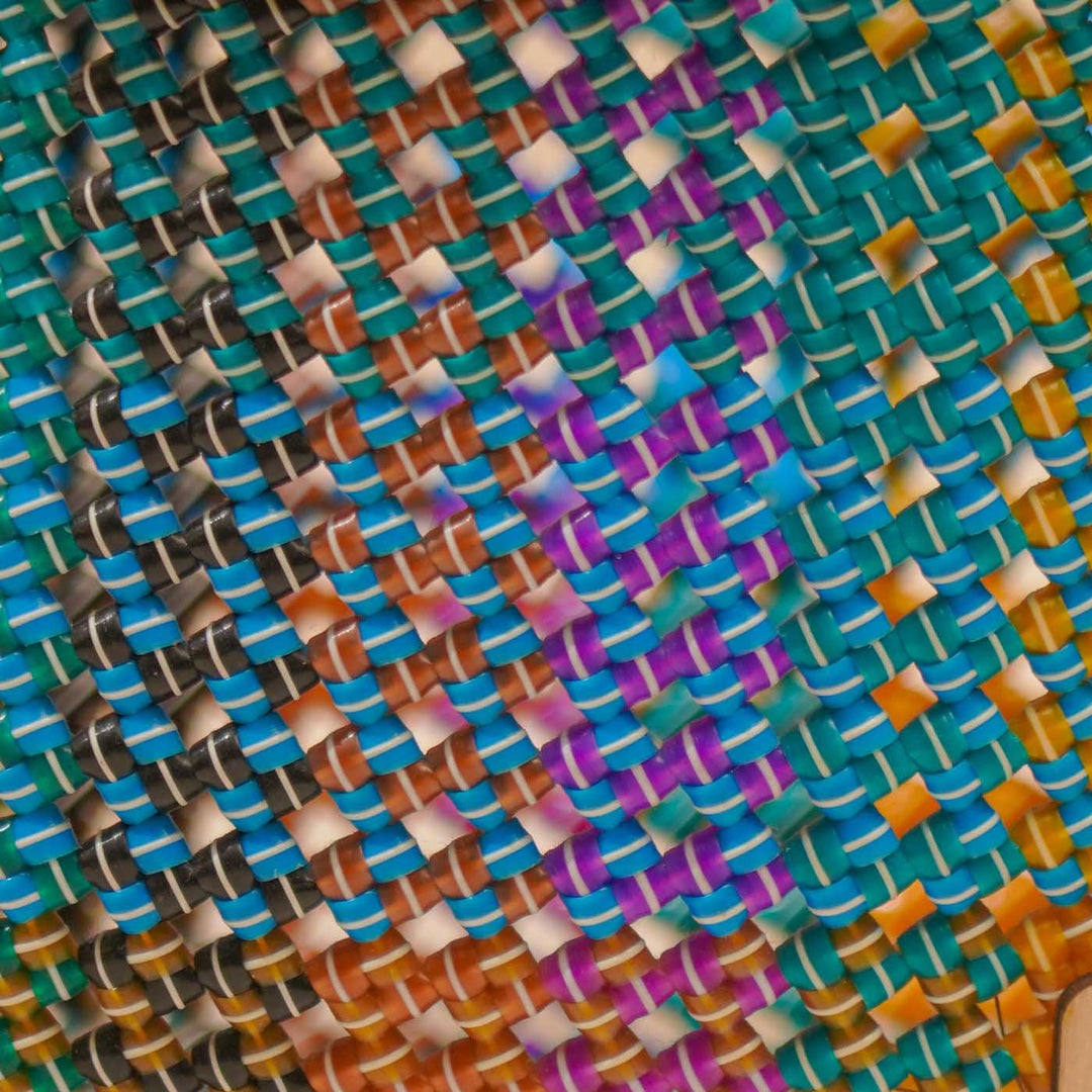 Multicolor Madras Checks Mukhya Knot Handmade Small Koodai Bag