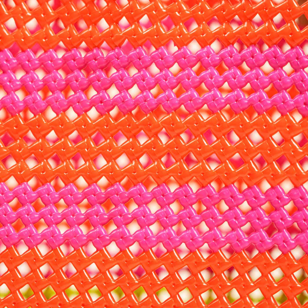 Pink With Green Bottom Mukhya Knot Handmade Koodai Beach Bag