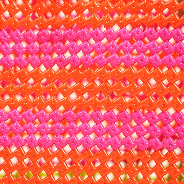 Pink With Green Bottom Mukhya Knot Handmade Koodai Beach Bag