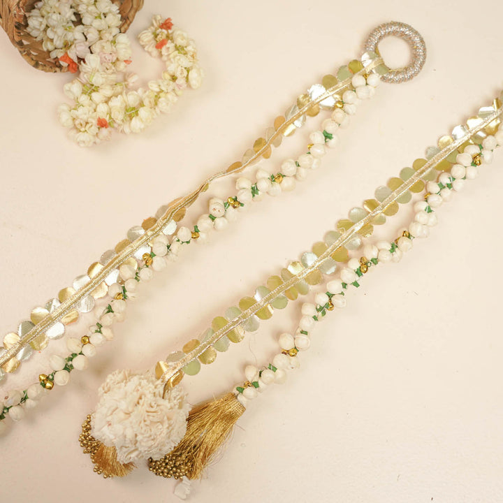 Handmade Shola Buds LED String Flower Design Hanging