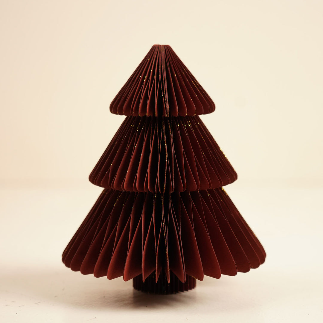 Handmade Paper Honeycomb Christmas Tree For Decoration