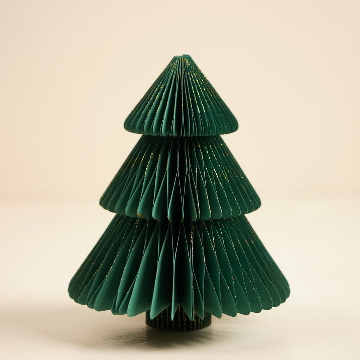 Handmade Paper Honeycomb Christmas Tree For Decoration