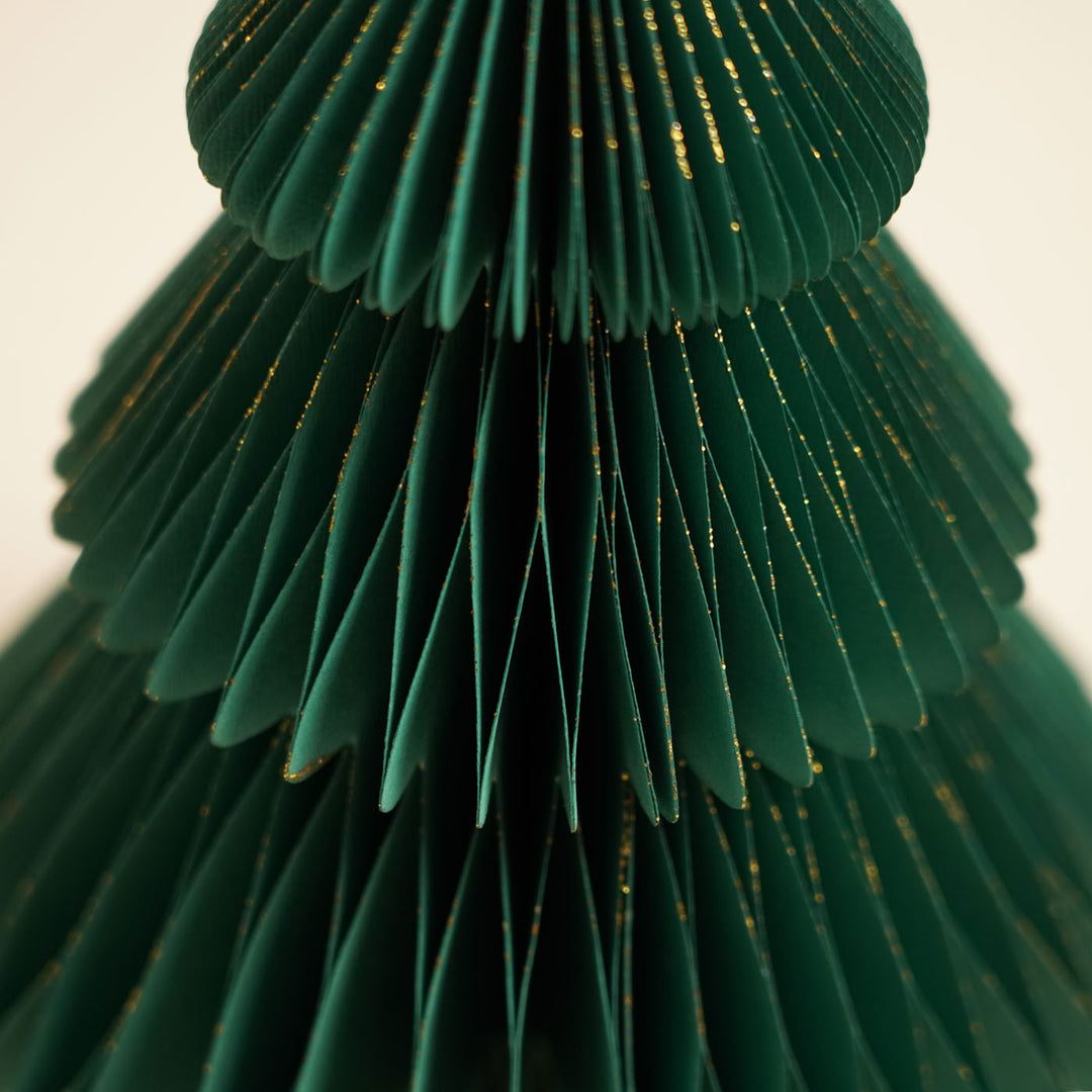 Handmade Paper Honeycomb Christmas Tree For Decoration