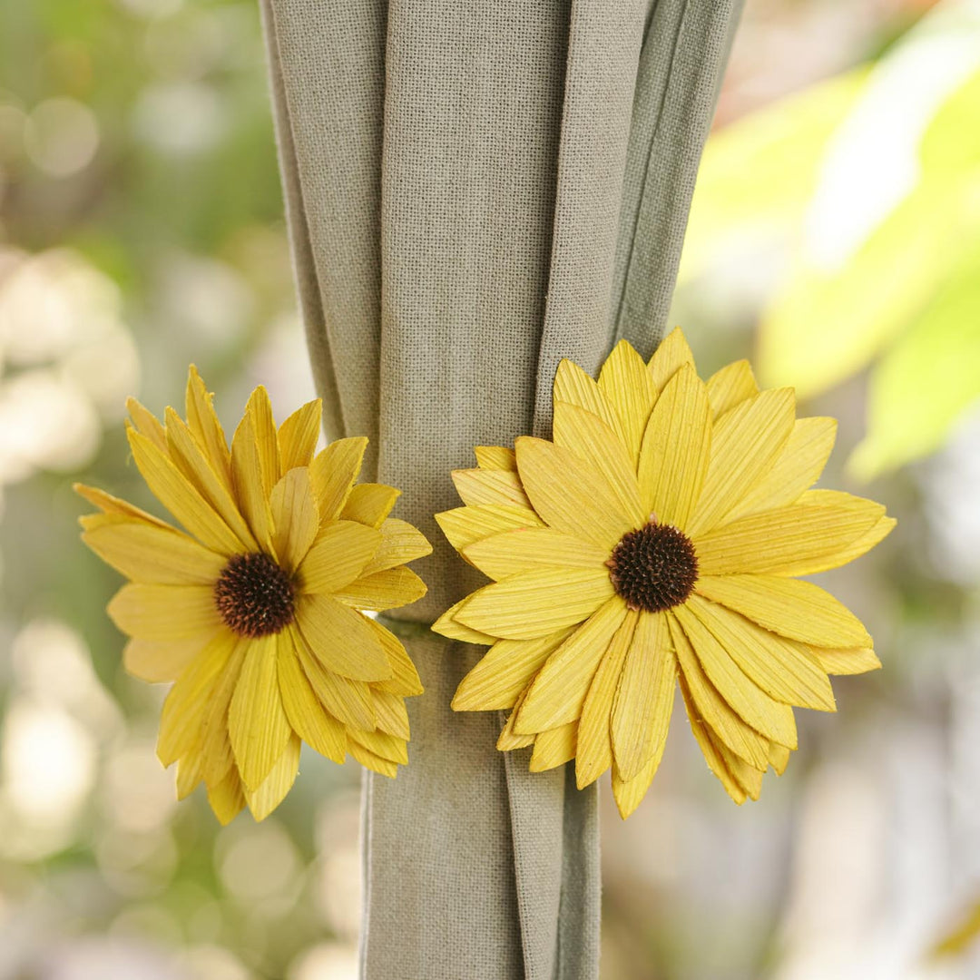 Handmade Susan Design Areca Nut Curtain Tie-Back