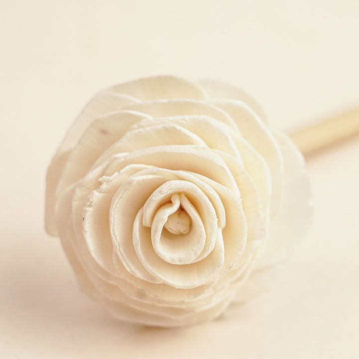 Handmade Rose Design Bamboo Bunstick