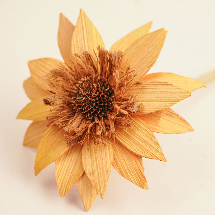 Handmade Sunflower Design Bamboo Bunstick