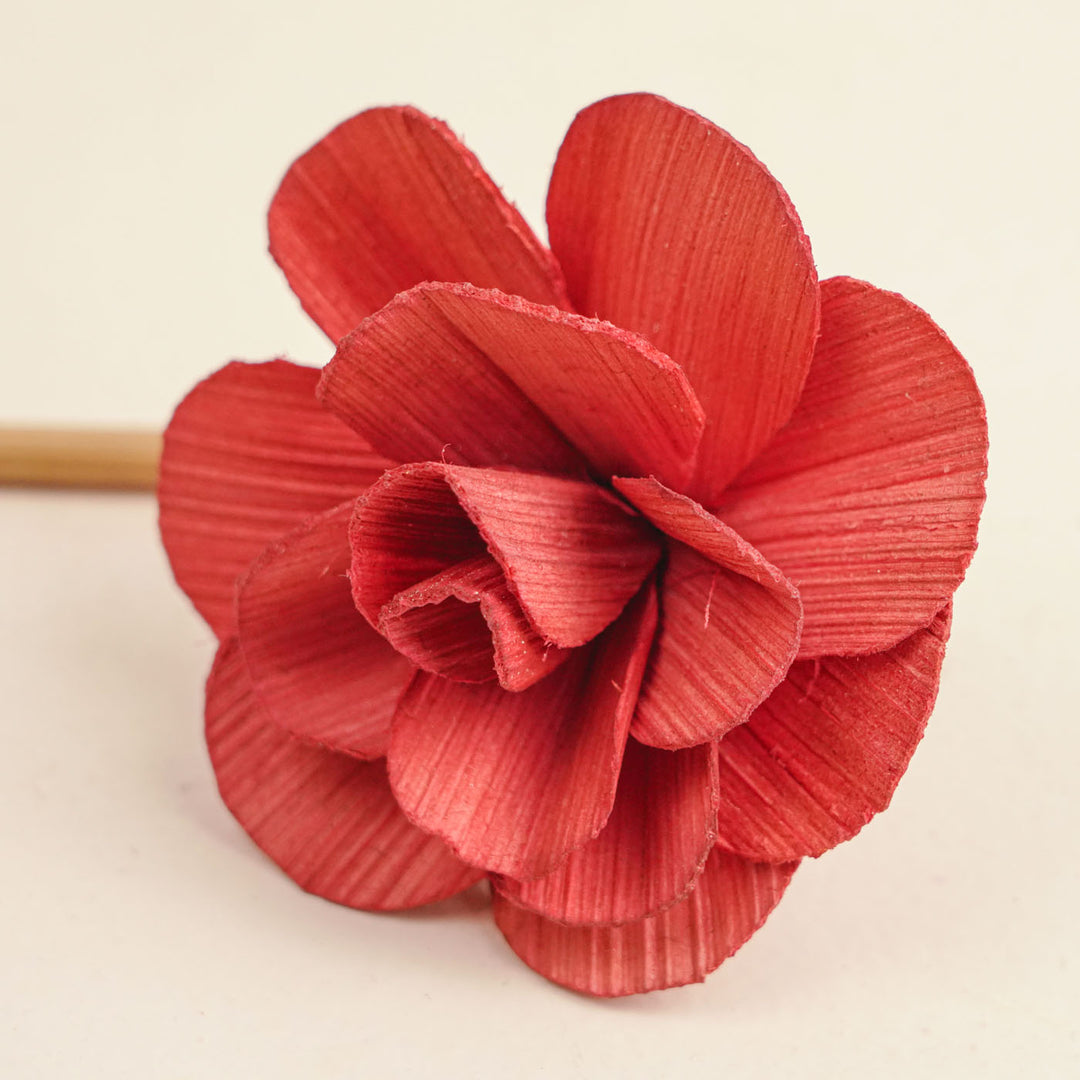 Handmade Gulab Design Bamboo Bunstick