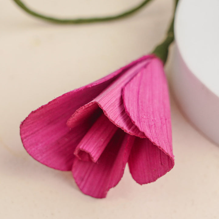 Handmade Tulip Design Areca Nut Curtain Tie-Back