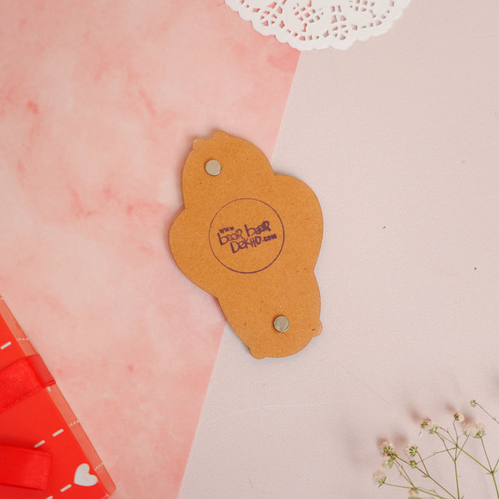 Handmade "Whole Heart" Wooden Fridge Magnet