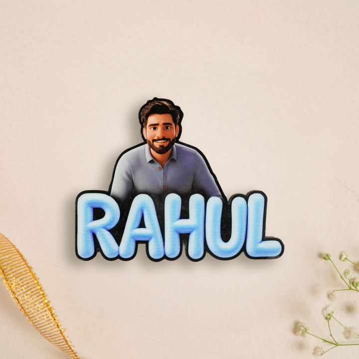 Photo Personalized Caricature Acrylic Fridge Magnet